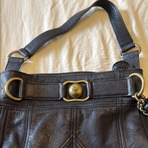 NWOT Juicy Couture Elegant Black Leather Purse
